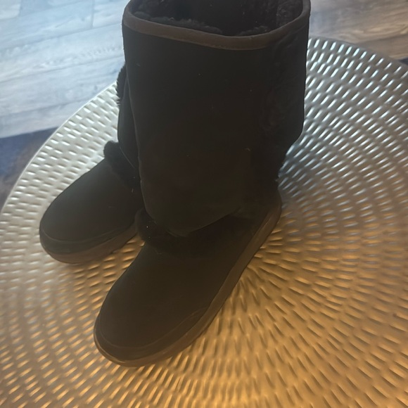 UGG Black Sunburst Tall Boots - Picture 1 of 6